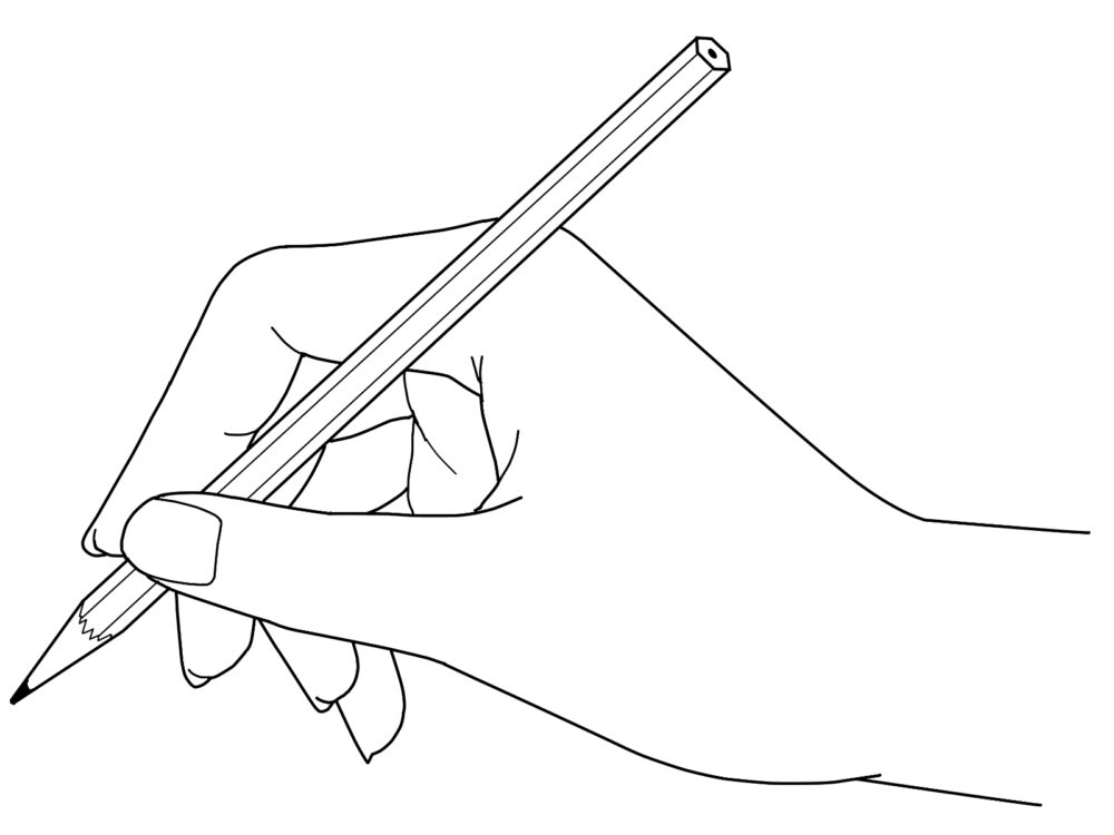 Correct way to hold a pencil